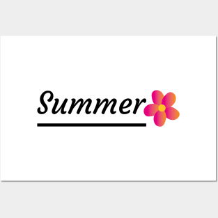 Floral summer Posters and Art